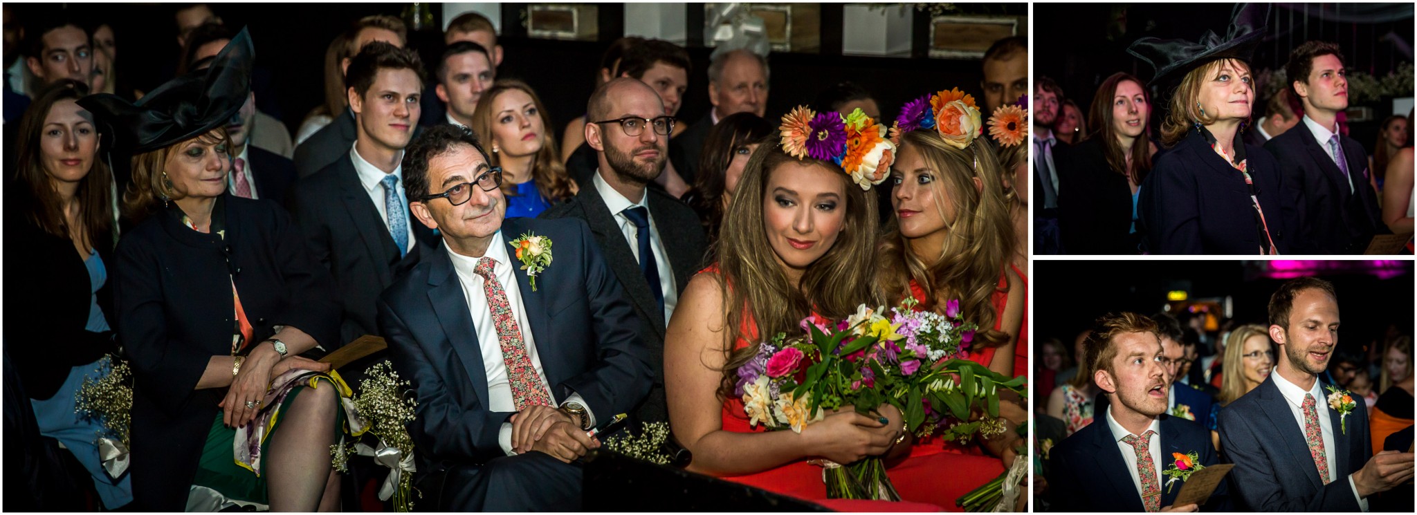 Islington Metal Works Wedding - Guests during ceremony
