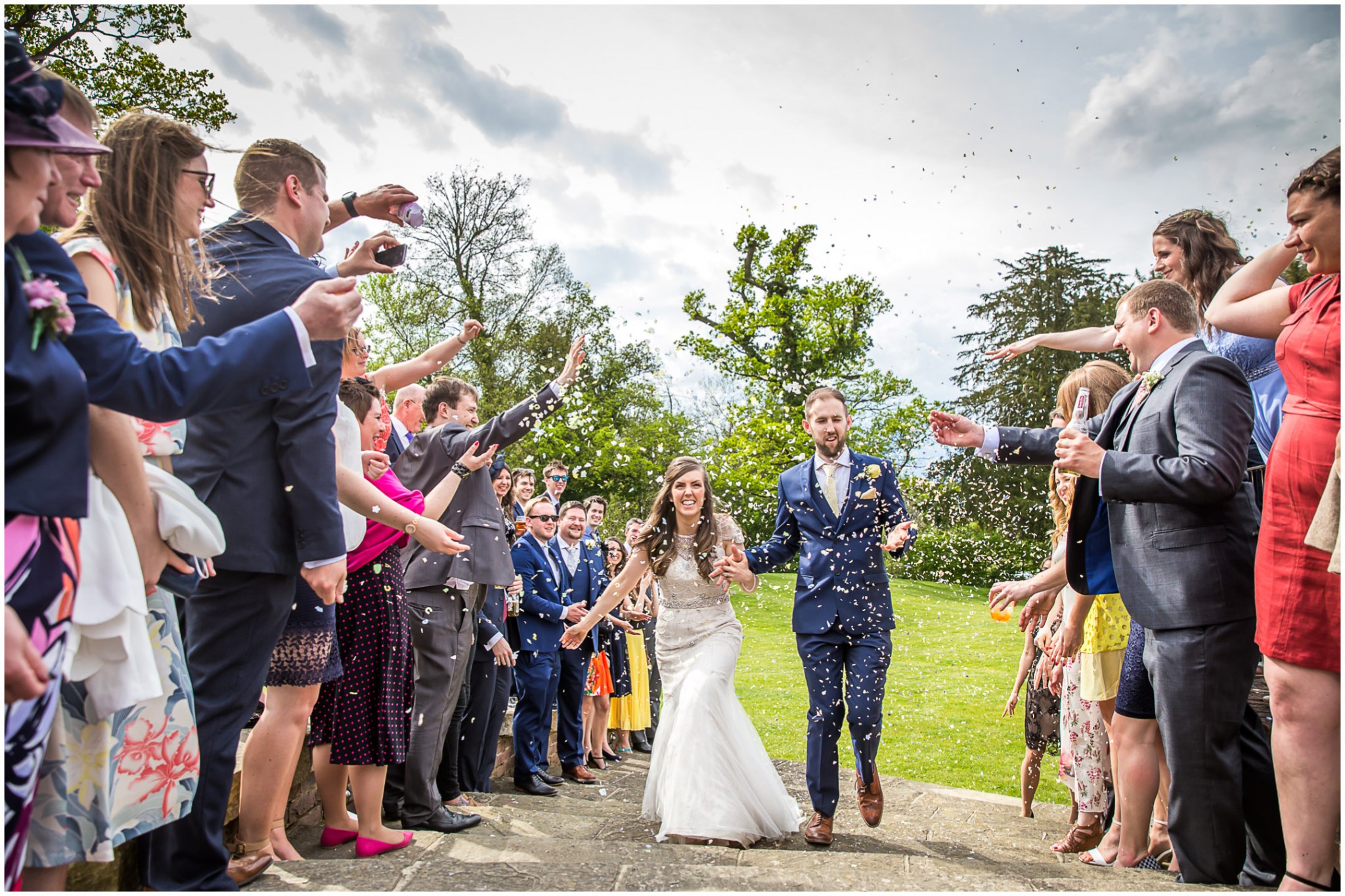 Wasing Park Wedding Photography Confetti