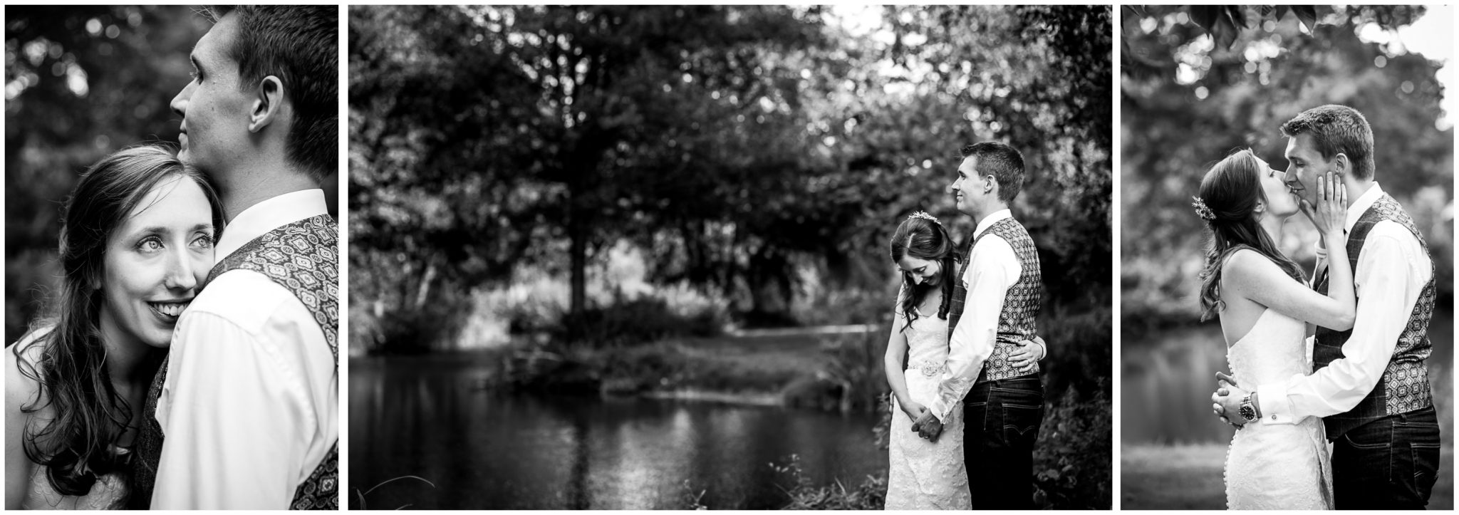 Timsbury Manor Festival Wedding couple portraits in black and white