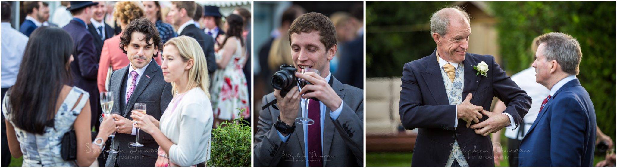 Lymington wedding photography guests at reception