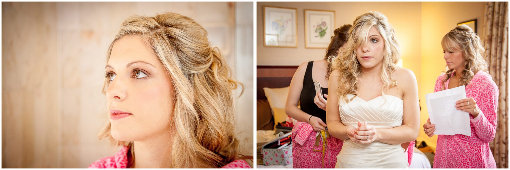 Audleys Wood wedding photography bride getting ready