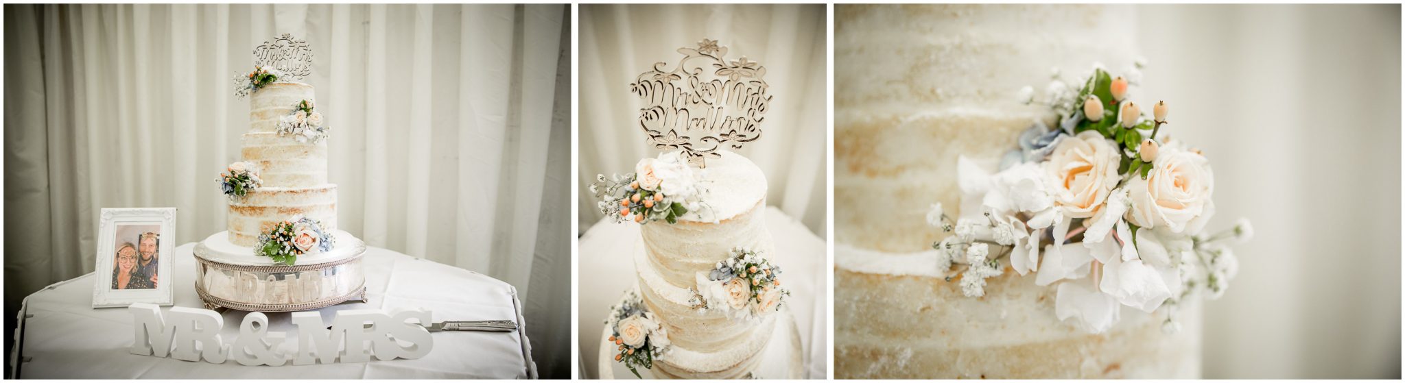 Oakley Hall wedding photography cake details