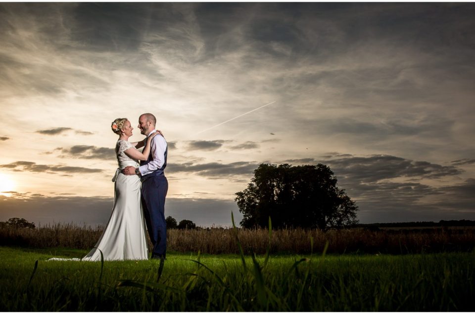 Oakley Hall wedding photography couple sunset portrait