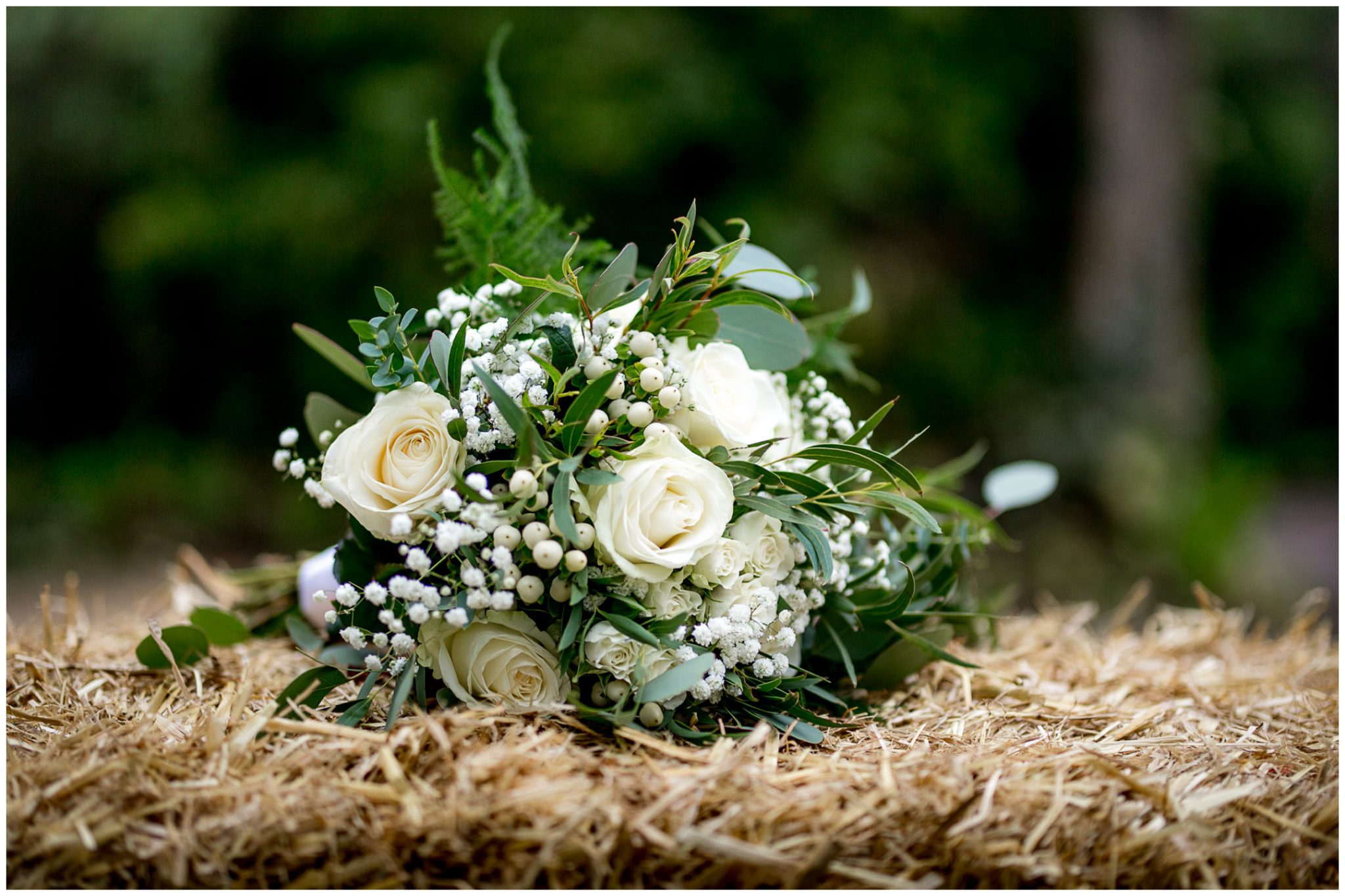 Bride's bouquet detail